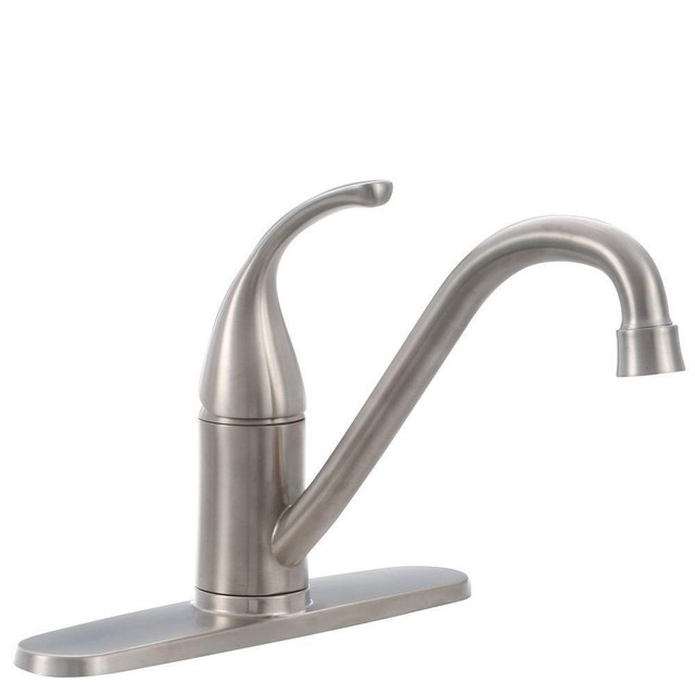 Glacier Bay Builders Standard Kitchen Faucet In Stainless Steel