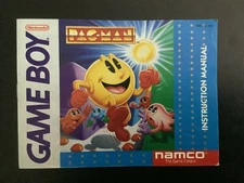 Pac-Man GameBoy Nintendo Instruction Manual Only