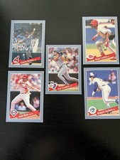 LOT OF 5 1993 HOSTESS BASEBALL CARDS PREOWNED 