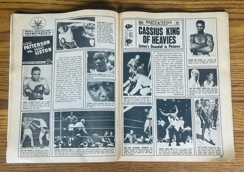 BOXING YEARBOOK 1974 MAGAZINE MUHAMMAD ALI George Foreman Jack Dempsey Joe Louis - 画像7/7