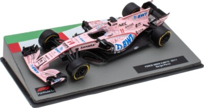 Sergio Perez Force India VJM10 Formula 1 Car from 2017 1:43 Scale Model F1 Car