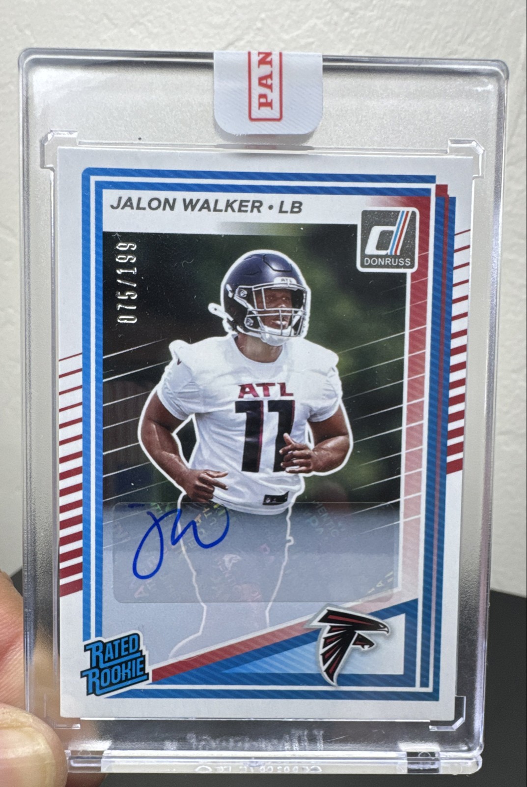 2025 Panini Donruss - Rated Rookie Jalon Walker #344 (RC)