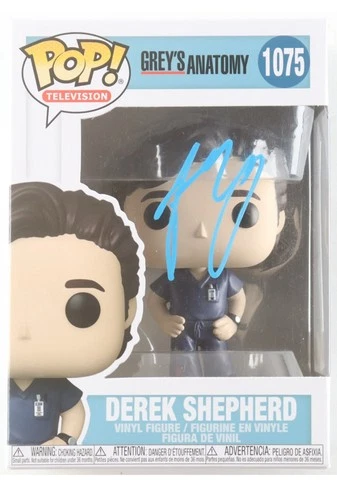 Patrick Dempsey Signed Grey's Anatomy #1075 Derek Shepherd Funko Pop! (JSA)