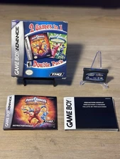 Power Rangers Double Pack (Nintendo Game Boy Advance GBA) Complete in Box CIB