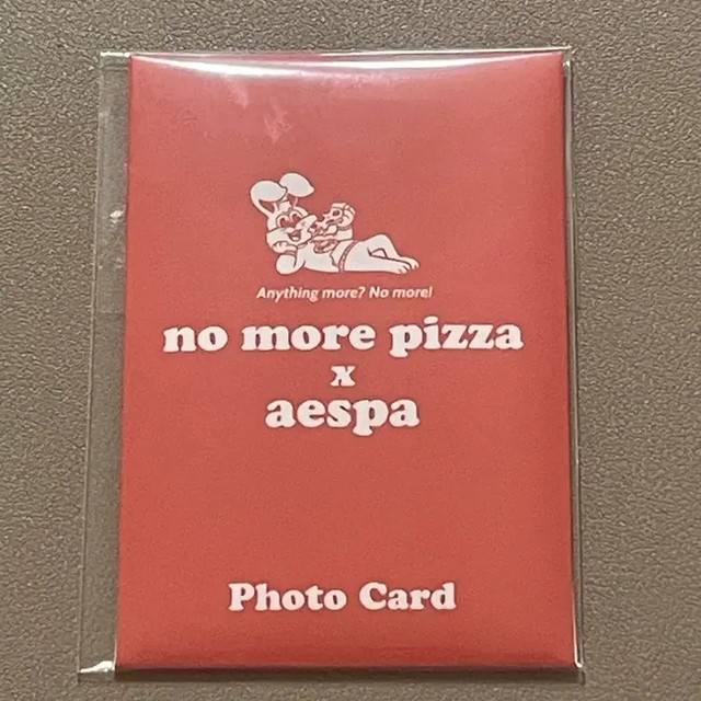 NoMorePizza aespa Photocard for Sale - Brand New