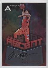 2017-18 Panini Ascension Rookie Ascent Red 15/75 Jaron Blossomgame Auto nd3
