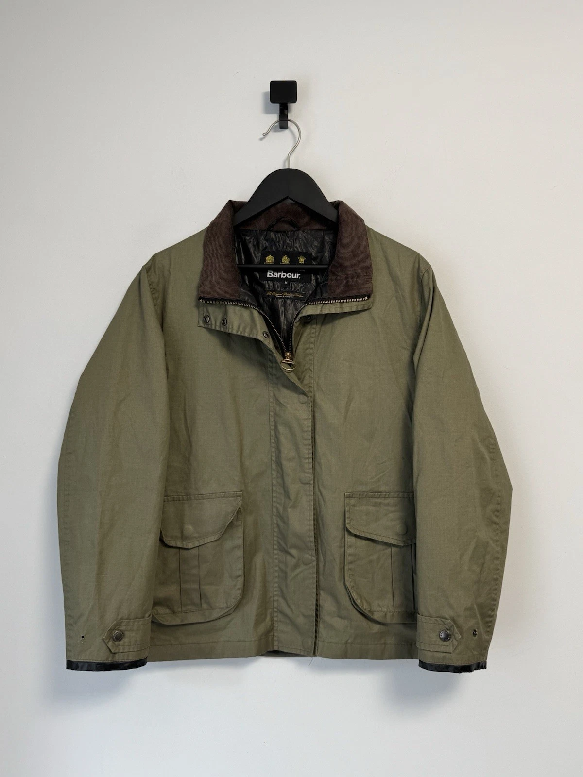 Barbour Wax Waxed Vintage Jacket Women's Size M