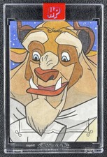 Marketplace image: BEAST 2025 TOPPS CHROME DISNEY SKETCH CARD NICK GRIBBON ARTIST AUTO 1/1
