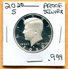 Gem 2020-S Proof Ultra-Cameo Silver (.999) Kennedy Half Dollar - Free Shipping