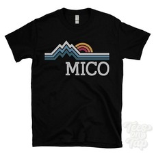 MICO T-SHIRT RETRO LOGO PARODY texas medina usa