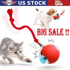 Automatic Rolling Ball Smart Cat Dog Toy Electric Pet Self-moving Kitten lot 