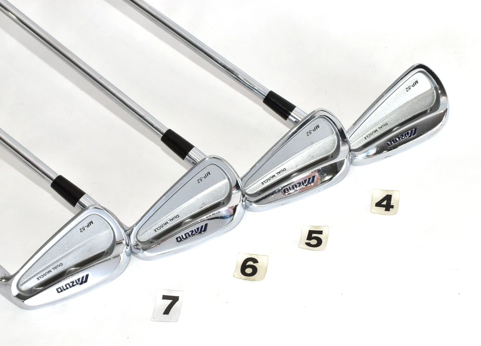 Mizuno MP-52 Forged 7p 4-5-6-7-8-9-Pw RH Golf Iron Set NSPRO 950GH S Stiff Club - Image 4 of 4