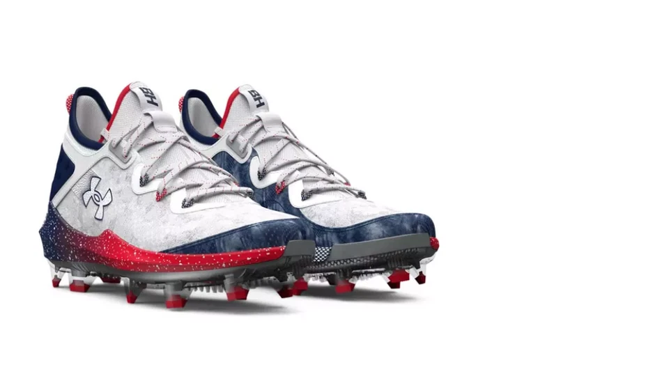 Botines de béisbol Under Armour Harper 8 Elite TPU EE. UU. [3027014-100] talla EE. UU. 11 Foto 4 de 4