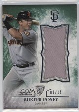 2015 Triple Threads Unity Single Jumbo Relics Emerald 8/18 Buster Posey 0b0