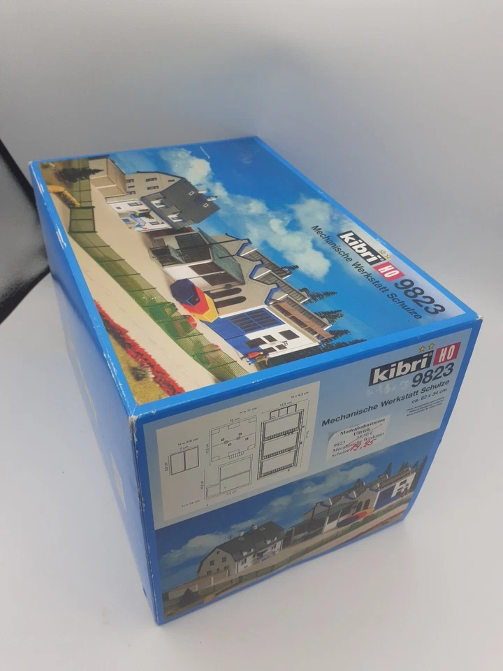 Kibri H0 9823 Mechanische Werkstatt Schulze Bausatz NEU OVP - Bild 2 von 4