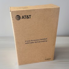 AT T TL88002 DECT 6.0 2-Line Accessory Cordless Handset Expandable Phone