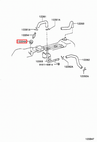 Genuine Crown JZS173 JZS171 JZS153 JZS151 JZS141 2.5 PCV Valve Rubber Grommet x2 - Picture 14 of 20