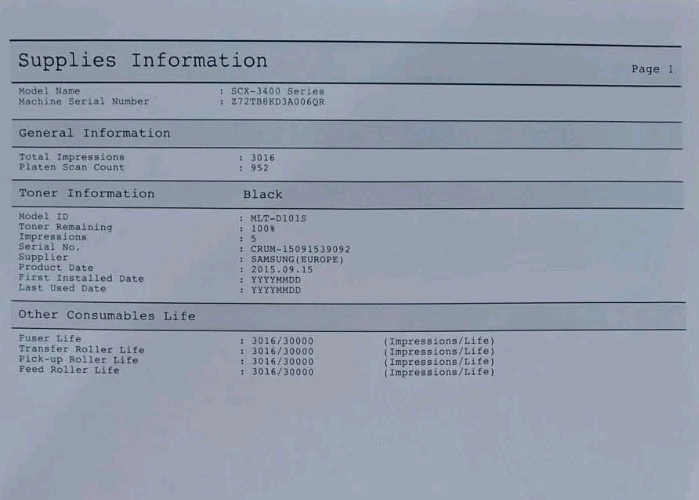 Samsung SCX-3405W SW Laserdrucker Scan Kopie Wi-Fi ADF Mac OS USB 2.0 Win 11 - Bild 3 von 4