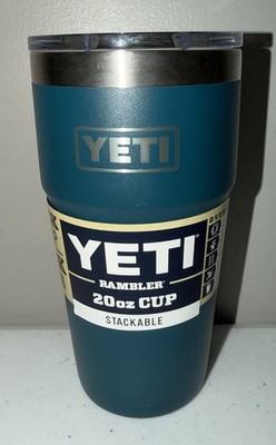 YETI Agave Teal 20oz Stackable Cup - New With Tags - Minor Scuff
