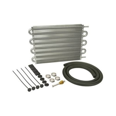 Derale 12904 Dyna-Cool Transmission Cooler Aluminum 15.25'' W x 10.0'' H 8-Row Kit