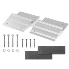 Aluminum Ramp Kit 2"x8" Boards 700 lb Capacity Non-Skid Surface Driveway