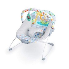 Baby Bouncer Soothing Vibrations Infant Seat - One Size Pack of 1 Safari Fun