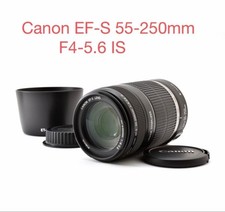 Canon EF-S 55-250mm F4-5.6 IS Telephoto Zoom Lens Excellent Condition