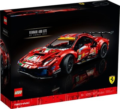 Lego Technic 42125 Ferrari 488 GTE  AF Corse #51  NEU+OVP-0,00 Versand! EOL 2023