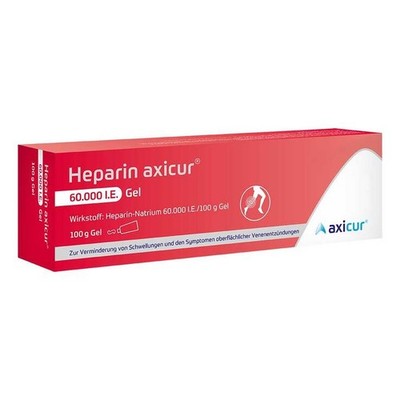 Heparin axicur  60.000 I.E. Gel · 100 g · PZN 14052265