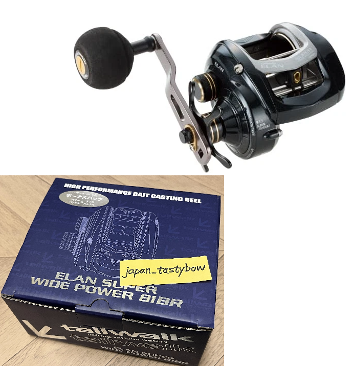 Tailwalk ELAN SUPER WIDE POWER 81BR Baitcasting Reel Fishing