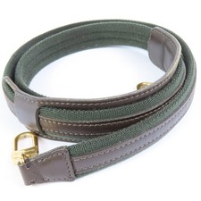 LOUIS VUITTON Bag Full Length 110cm Gold Hardware Shoulder Strap Leather Canvas