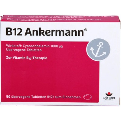 B12 ANKERMANN überzogene Tabletten 50 St PZN 03541050