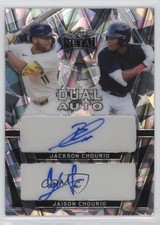 2024 Leaf Metal Dual Silver Crystals 6/15 Jackson Chourio Jaison Auto 14hk