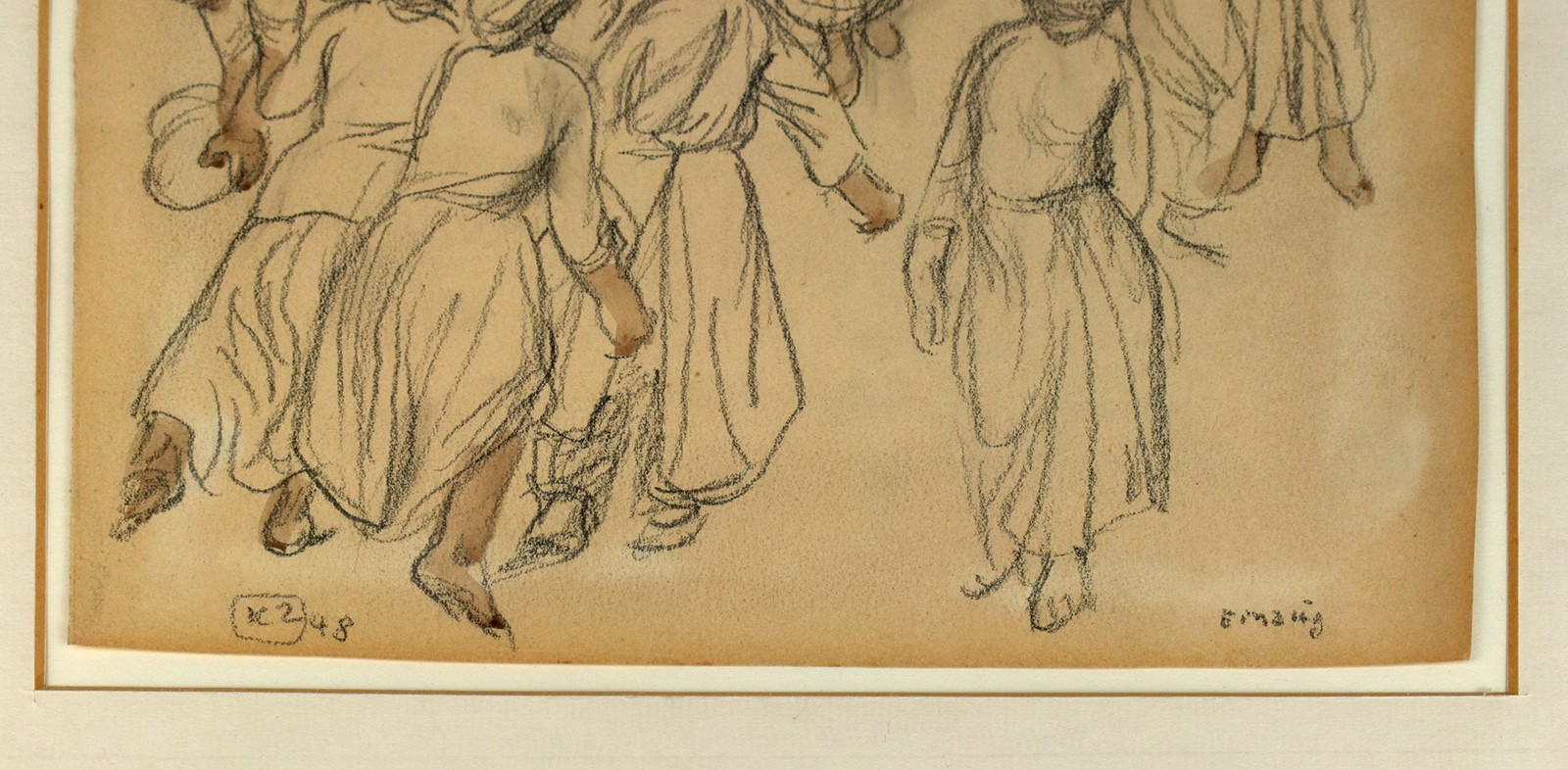 Carpenter, Move In. [19]48. [Signed Watercolour, Drawing, Framed].