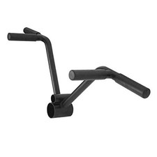  Multi-Grip T Bar Row Barbell Handle, Solid Steel V Straight Landmine 