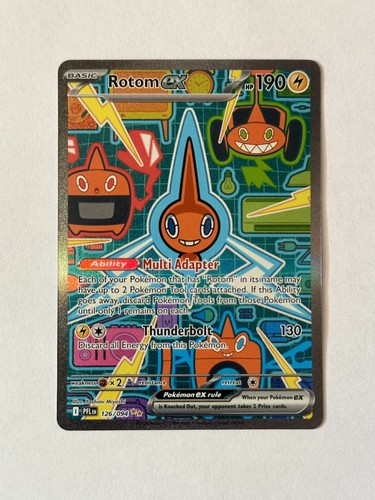 Rotom ex 126/094 Special Illustration Rare Phantasmal Flames Pokemon Holo NM