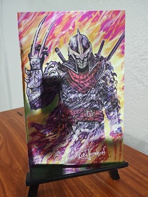 TMNT SHEDDER #1 CAMRON JOHNSON Signed/Remark/COA FOIL - LTD 500 NM/M