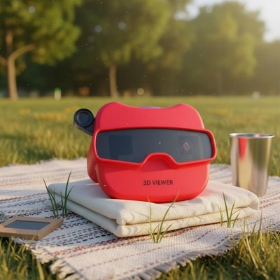3D Diabetrachter pädagogischer 3D Viewer einfach zu bedienen für Lernen, Reisen, Kinder