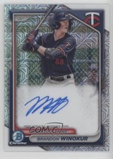 2024 Bowman Chrome Prospect Mega Box Auto Brandon Winokur #BMA-BWI Auto 10c3
