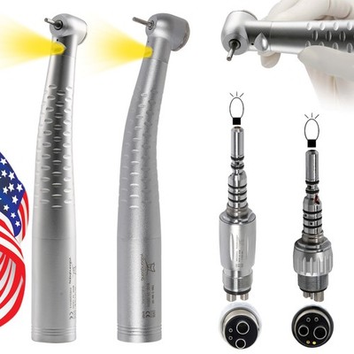 Fiber Optic High Speed Handpiece / 4/6Hole LED Quick Coupler / Rotor Dental