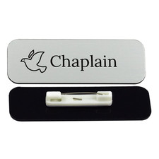Chaplain 1 x 3" Rounded Corner Name Badge Care Home Specialism Role