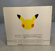 Pokemon Celebrations 25th Anniversary Elite Trainer Box ETB Factory Sealed