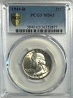 1949-D Washington Quarter, MS 65 PCGS, NR.