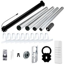 Funk Rolladenmotor Komplettset inkl. Fernbedienung, Rolladenwelle etc. SW60 PRE5