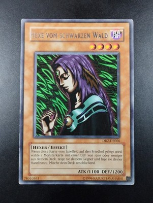 YUGIOH 2005 | WITCH OF THE BLACK FOREST | DB2-DE066 | GERMAN | RARE | VERY GOOD