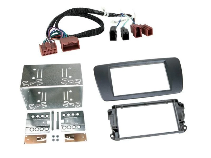 Kit Facade Autoradio KA255HA compatible avec Seat Ibiza 12-15 Gris Galway Avec r - Photo 1/1
