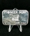 PIONEER MINT Silver Art Bar  1 OZ .999 Fine #7563