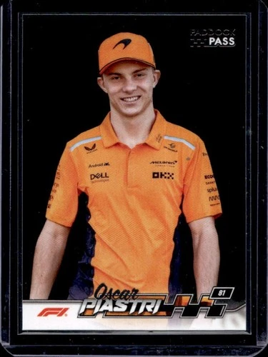2024 Topps Paddock Pass F1 Formula 1 Oscar Piastri Var Chrome #8b