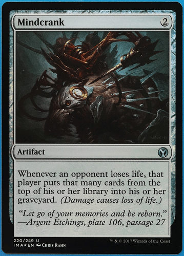 Mindcrank FOIL Iconic Masters NM Artifact Uncommon CARD (507205) ABUGames - Picture 1 of 2