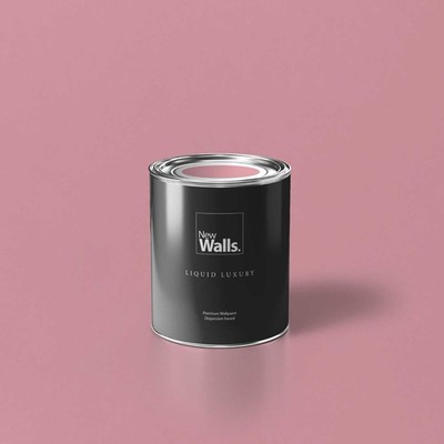 New Walls Premium Wandfarbe fröhliches Babyrosa 1 Liter, 2,5Liter, 5 Liter